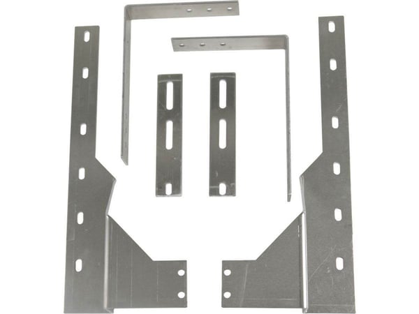Universal-Fit Mounting Brackets - Dually Rear - Use With 19-21" Dually Flaps