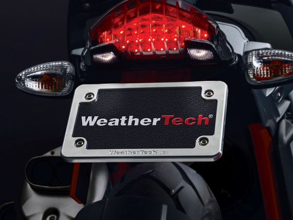 WeatherTech Billet Motorcycle License Plate Frame