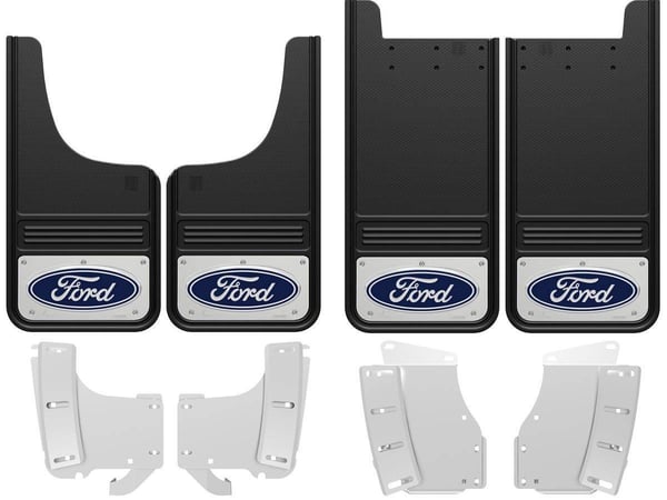 Ford F250/F350 Blue Oval Gatorback Mud Flap Set