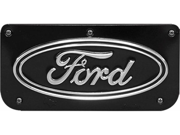 Gatorback Replacement Plate - Ford Logo Black Wrap - Single 12" Plate