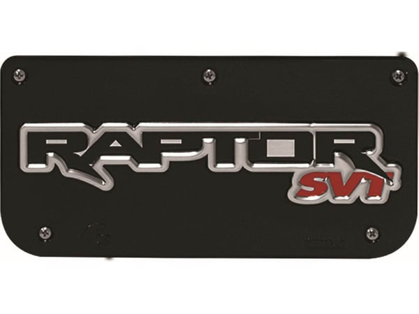 SVT Raptor Black Wrap Plate & Screws 12"