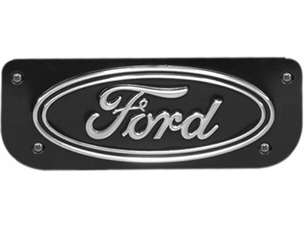 Gatorback Replacement Plate - Ford Logo Black Wrap - Single 10" Plate