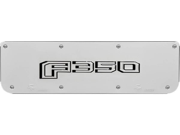 F350 Logo Single Plate With Screws For 19"/21" Dually