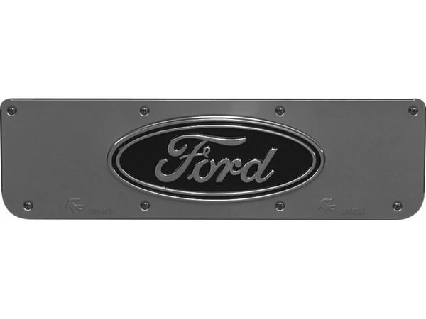 Gunmetal Single Ford Logo Plate 19"/21" Dually