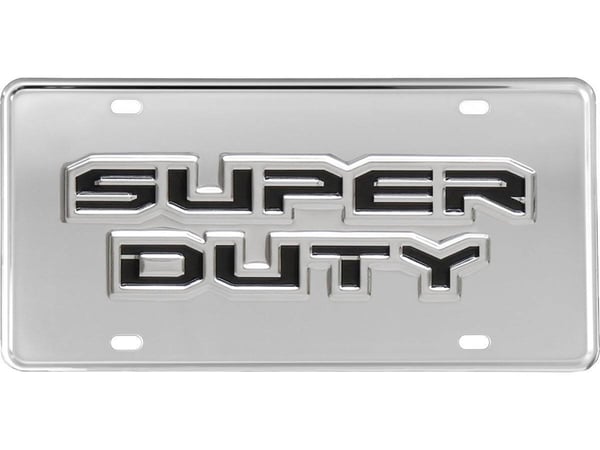 Gatorgear Super Duty-2 Logo Black License Plate