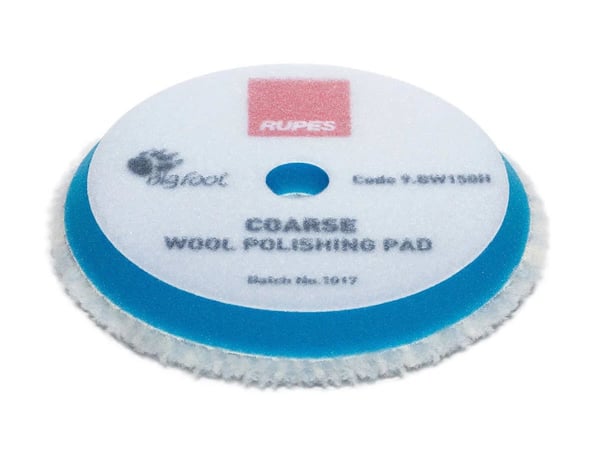 Rupes 5.75"/145mm Coarse Blue Wool Polishing Pad