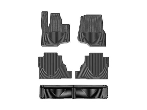 WeatherTech All-Weather Floor Mats - Complete Set (1st, 2nd, & 3rd Row) - Black