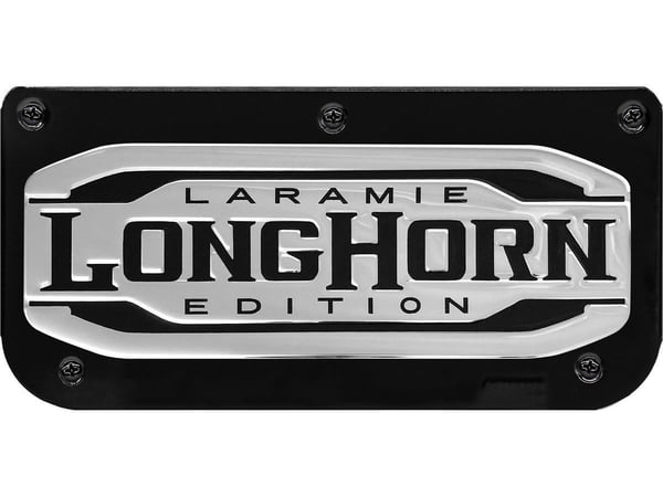 Single Longhorn with Black Wrap Plate With Screws For 12" Flaps