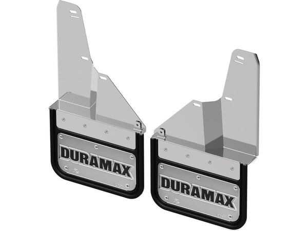 2020 GMC Sierra 2500/3500 HD Duramax Logo Gatorback Mud Flaps - Front Pair