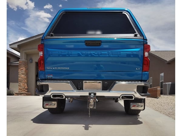 GVIDO 新品牛革カバー/フィルム、スライダー付き Truck Hardware Gatorback Z71 Mud Flaps - Rear Pair - Fits 2019