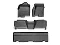 Picture of WeatherTech FloorLiners - Black - Front, Rear & 3rd Row