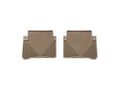 Picture of WeatherTech All-Weather Floor Mats - Rear - Tan