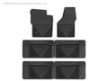 Picture of WeatherTech All-Weather Floor Mats - Front, Rear & 3rd Row - Black