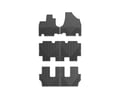 Picture of WeatherTech All-Weather Floor Mats - Front, Rear & 3rd Row - Black