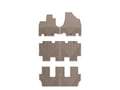 Picture of WeatherTech All-Weather Floor Mats - Front, Rear & 3rd Row - Tan