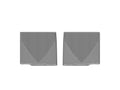 Picture of WeatherTech All-Weather Floor Mats - Rear - Gray