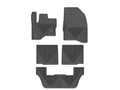 Picture of WeatherTech All-Weather Floor Mats - Front, Rear & 3rd Row - Black