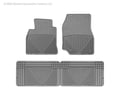Picture of WeatherTech All-Weather Floor Mats - 1st & 2nd Row - Grey