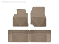 Picture of WeatherTech All-Weather Floor Mats - 1st & 2nd Row - Tan