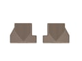 Picture of WeatherTech All-Weather Floor Mats - Rear - Tan