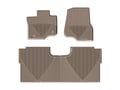 Picture of WeatherTech All-Weather Floor Mats - 1st & 2nd Row - Tan