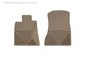 Picture of WeatherTech All-Weather Floor Mats - 1st Row - Driver & Passenger - Tan