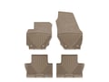 Picture of WeatherTech All-Weather Floor Mats - 1st & 2nd Row - Tan