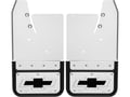 Picture of Truck Hardware Gatorback Black Bowtie Mud Flaps - Front - 2014-2018 Silverado 1500/2015-2019 2500/3500