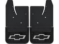 Picture of Truck Hardware Gatorback Black Wrap Bowtie Mud Flaps - Front - 2014-2018 Chevy Silverado