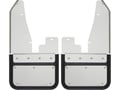 Picture of Truck Hardware Gatorback Stainless Plate Mud Flaps - 5/8" Kickback - Front - 2009-2018 RAM 1500/2500/3500