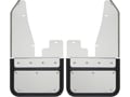 Picture of Truck Hardware Gatorback Stainless Plate Mud Flaps - 5/8" Kickback - Front - 2009-2018 RAM 1500/2500/3500