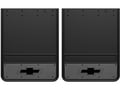Picture of Truck Hardware Gatorback 19"x24" Dually Gunmetal Bowtie Mud Flaps