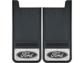 Picture of Truck Hardware Gatorback 12"x26" Black Ford Oval Mud Flaps - Aluminum Screws