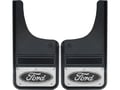 Picture of Truck Hardware Gatorback 12"x23" Black Ford Oval Cut Mud Flaps