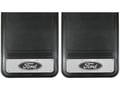 Picture of Truck Hardware Gatorback 21"x24" Dually Black Ford Oval Mud Flaps