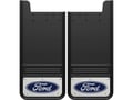 Picture of Truck Hardware Gatorback 12"x26" Blue Ford Oval Mud Flaps - Aluminum Screws