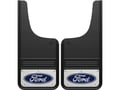 Picture of Truck Hardware Gatorback 12"x26" Blue Ford Oval Cut Mud Flaps