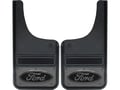 Picture of Truck Hardware Gatorback 12"x23" Gunmetal Ford Oval Cut Mud Flaps