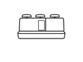 Picture of Covercraft Carhartt SeatSaver Custom Second Row Seat Covers - Gravel