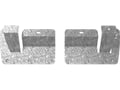Picture of Truck Hardware Gatorback Black Bowtie Mud Flaps - Set of 4 - Fits 2014-2018 Chevy Silverado 1500 & 2015-2019 2500/3500HD