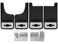 Chevy Silverado Black Bowtie Gatorback Mud Flap Set