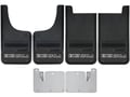 GMC Sierra Denali Logo With Black Wrap Gatorback Mud Flap Set
