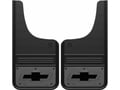 Picture of Truck Hardware Gatorback Gunmetal Bowtie Dually Mud Flaps - Set of 4 - Fits 2015-2019 Chevy Silverado 3500HD