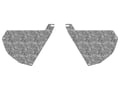 Picture of Truck Hardware Gatorback Black Wrap Bowtie Dually Mud Flaps - Set of 4 - Fits 2015-2019 Chevy Silverado 3500HD