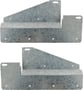 Picture of Truck Hardware Gatorback Mud Flap Brackets - 19" Dually - Fits 2001-2006 Silverado/Sierra 3500HD