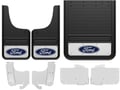 Ford F350 Super Duty Blue Oval Gatorback Dually Mud Flap Set