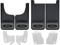 Ford F250 F350 Gunmetal Oval Gatorback Mud Flap Set