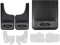 Ford F350 Super Duty Gunmetal Oval Gatorback Dually Mud Flap Set