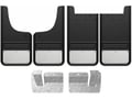 Chevy Silverado Stainless Steel Plate Gatorback Mud Flap Set