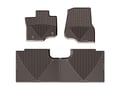 Picture of WeatherTech All-Weather Floor Mats - 1st & 2nd Row - Cocoa
